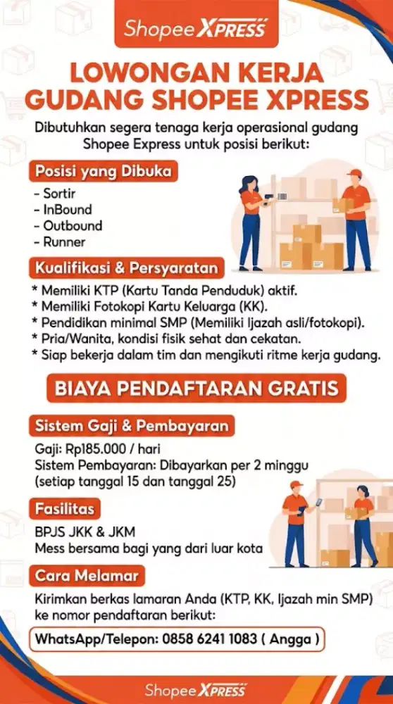 Loker Gudang Shopee Bandung DC