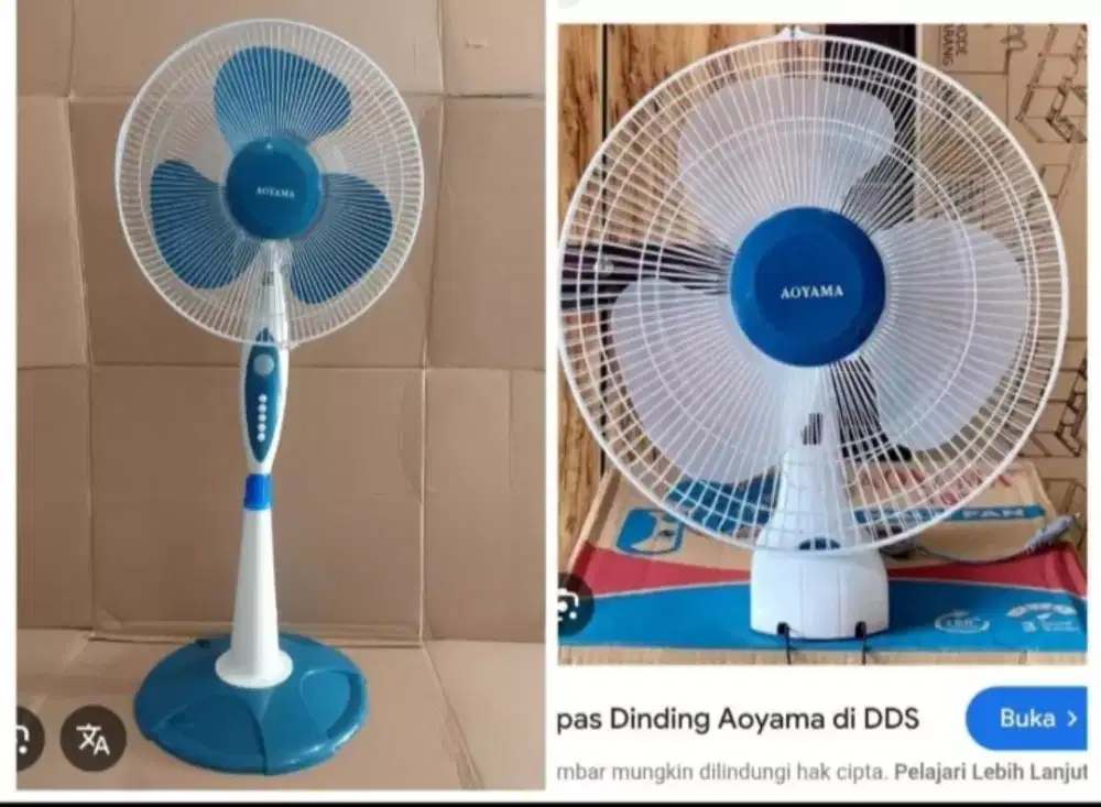 Kipas angin dinding atau duduk