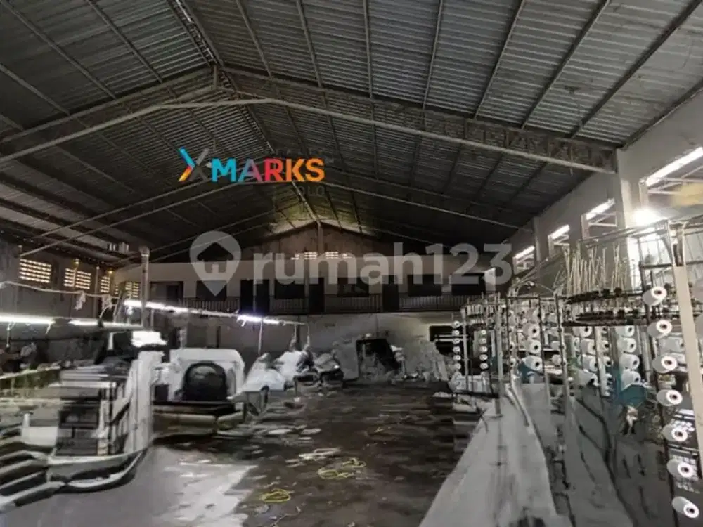Murah Jual/ Sewa Gudang Ada Ijin Industri Garmen Siap Pakai Telukan Sukoharjo