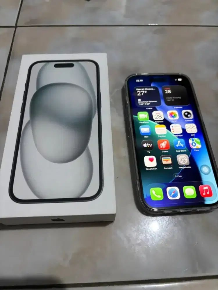 Iphone 15 black 128gb Ibox
