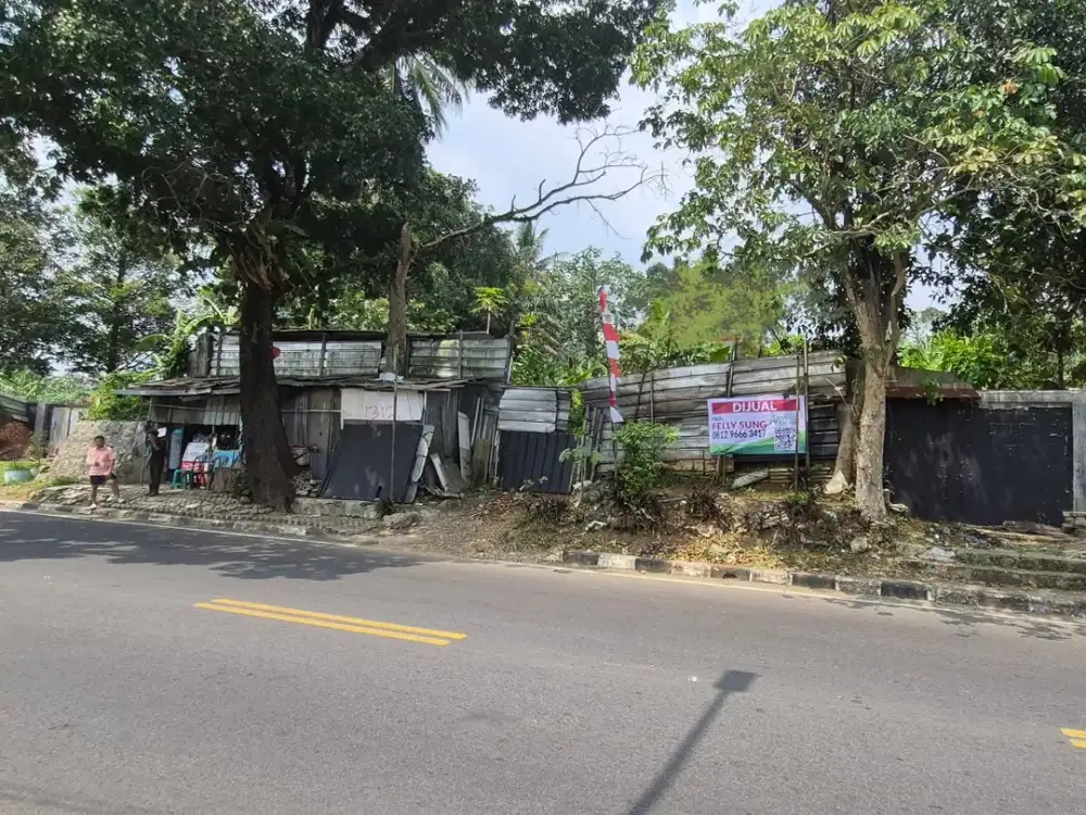Dijual Tanah Pinggir Jalan Raya Pandansari Ciawi Kab.Bogor