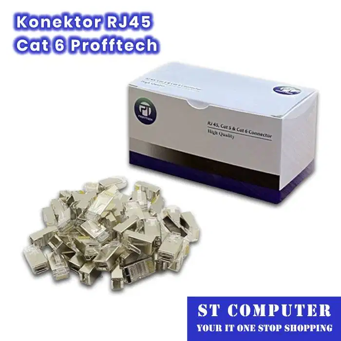 Konektor RJ45 Cat 6 Profftech