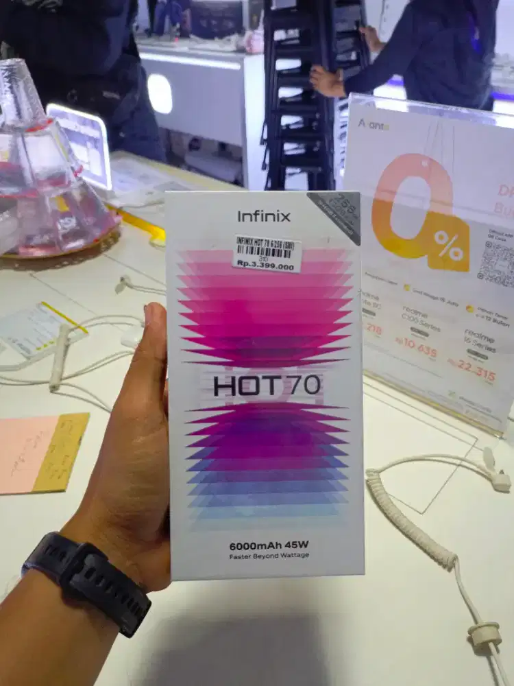 INFINIX HOT 70 12/256GB 'ATLANTIS DAHSYAT'