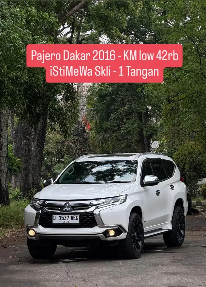 KM low 42rb - Pajero Dakar 2016 pk an 2017 dakkar murah