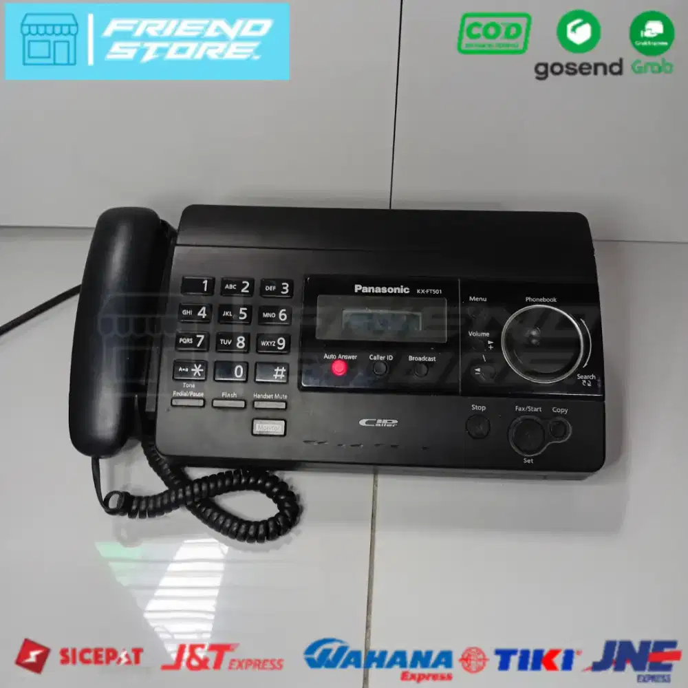 TELEPON FAKSIMILI PANASONIC KX-FT501CX ORIGINAL (SECOND)