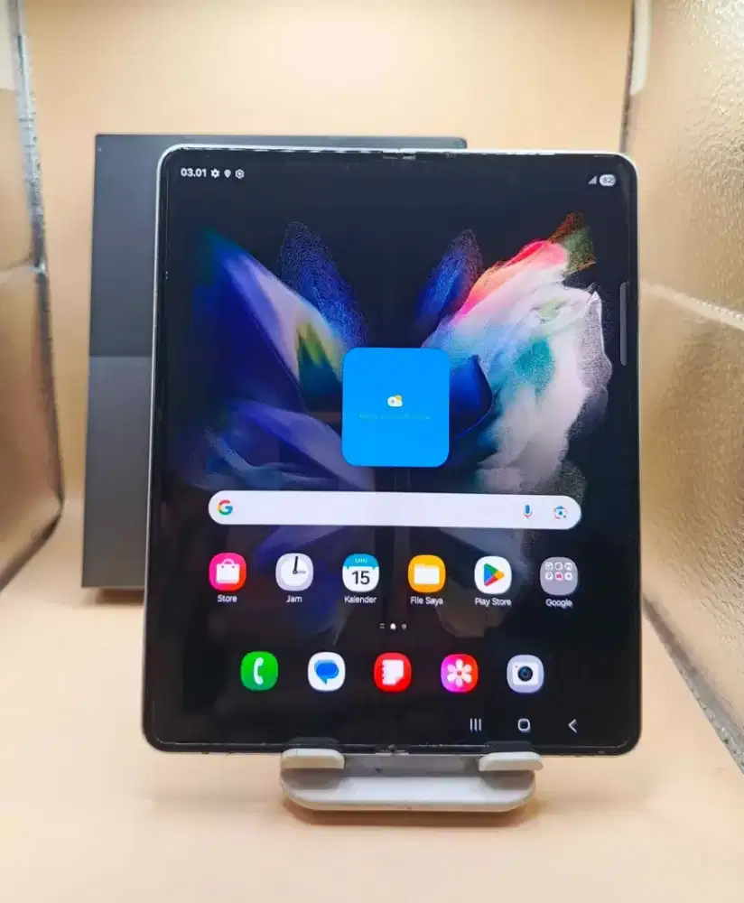 SAMSUNG Z FOLD 3 5G RAM 12/512GB ORIGINAL SEIN MULUS NORMAL FULLSHET