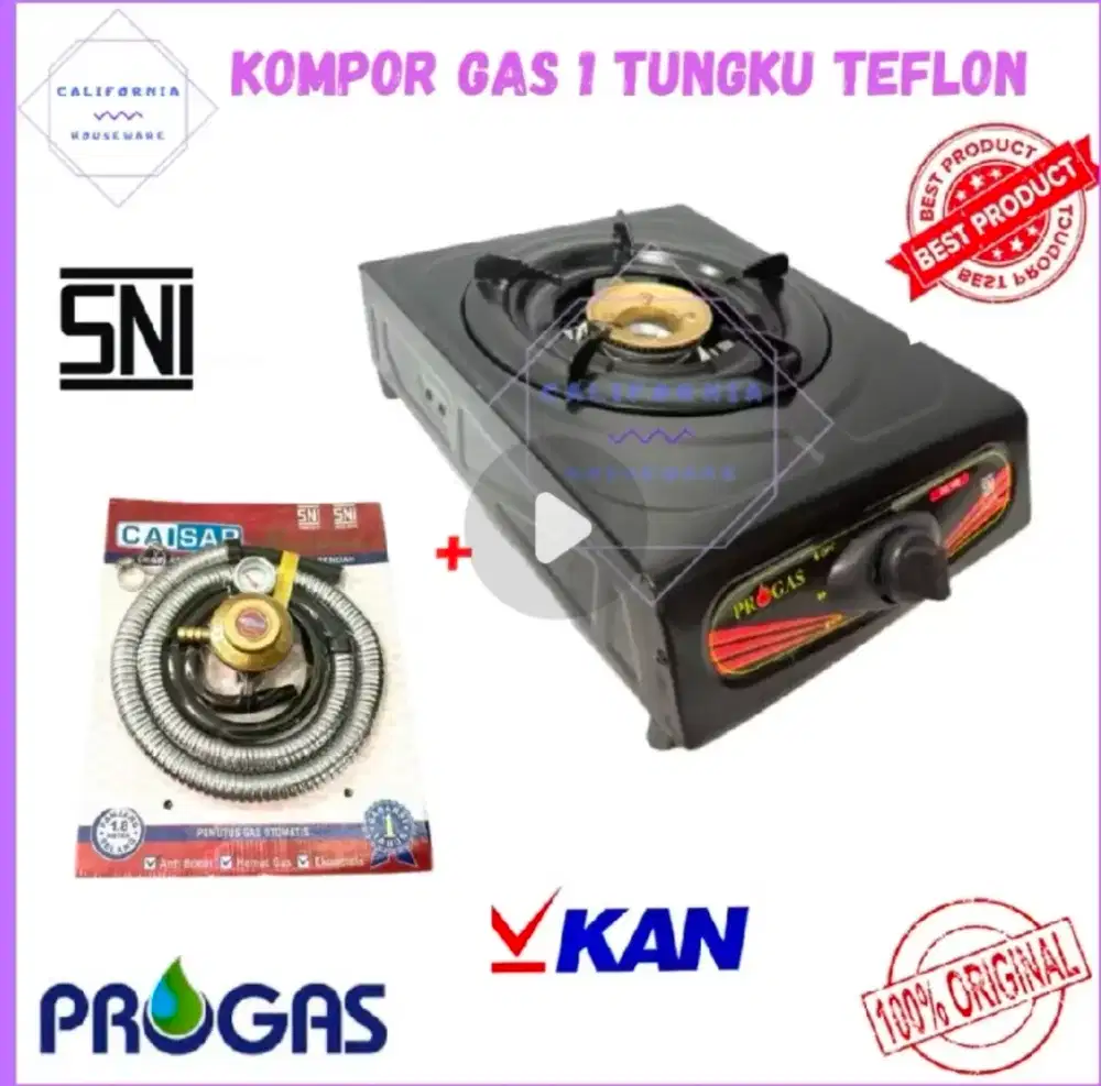 DI JUAL KOMPOR 1 TUNGKU + SELANG