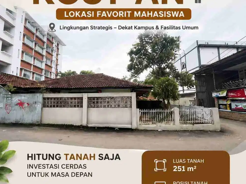 rumah tua per untukan Rumah kost anggap jual tanah aja lokasi di jalan favorit mahasiswa unpad itb
