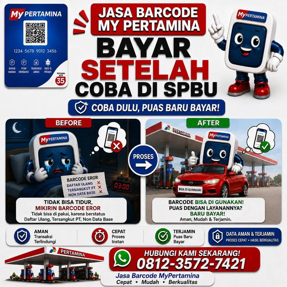 Jasa barcode my pertamina