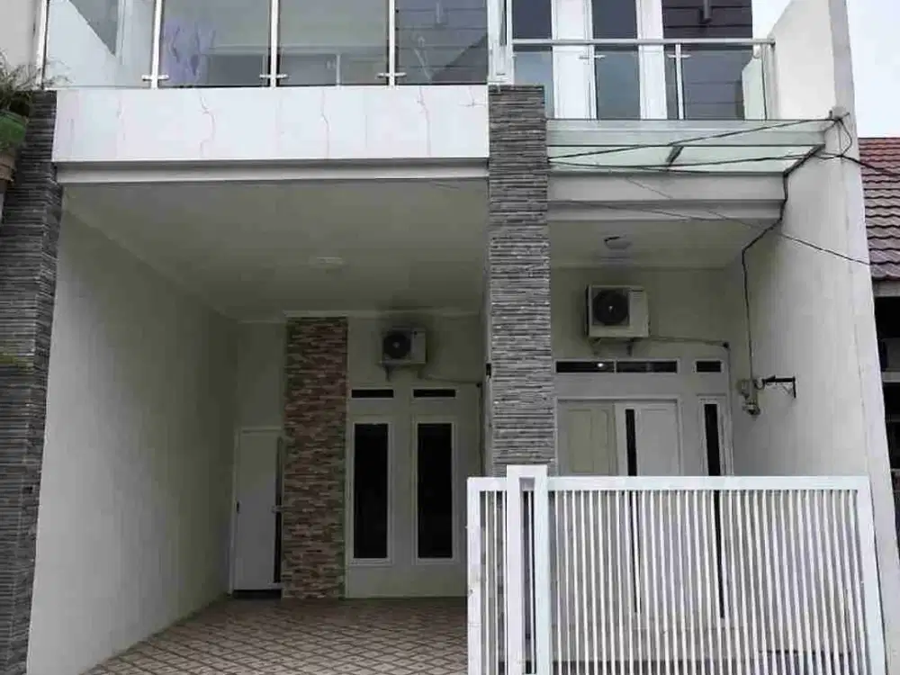 JUAL CEPAT RUMAH SIAP HUNI MEWAH PURI KRANJI REGENCY 5MNT STASIUN SEMI FURNISH