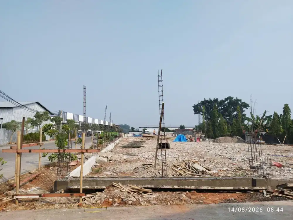 Disewakan 2 Gudang Akses Kontainer 40ft Luas 924m2 di Legok, Tangerang