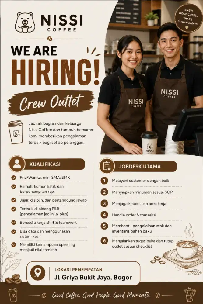 Lowongan Crew Outlet