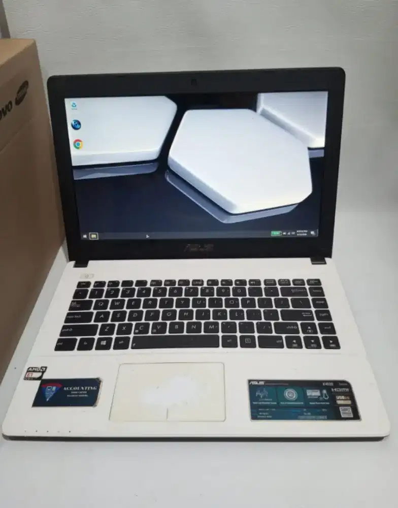 Asus X452E AMD E1-2500 DDR 4GB HDD 500GB 14 slim baterai 2.5 ja