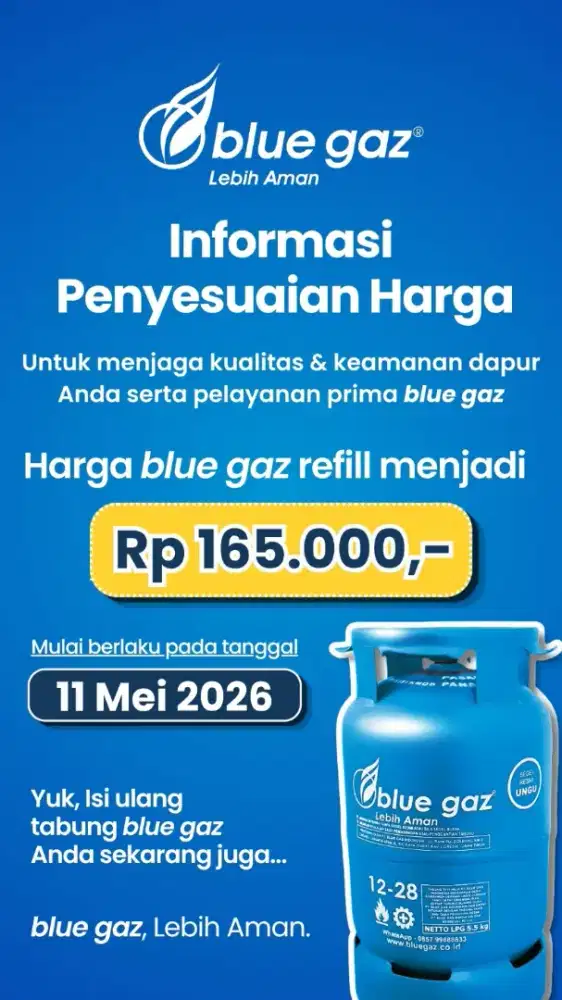 Blue Gas 5.5Kg Perdana