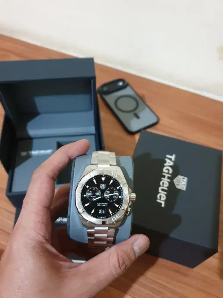 Jam Tangan ORIGINAL TAG Heuer Alarm Aquaracer