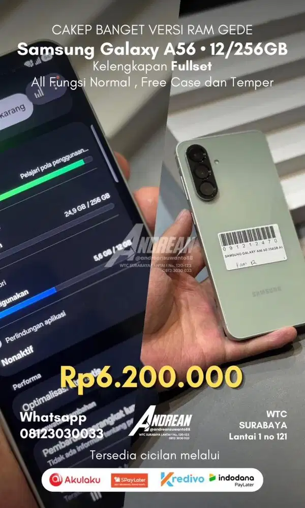 Second Samsung A56 12/256 gb