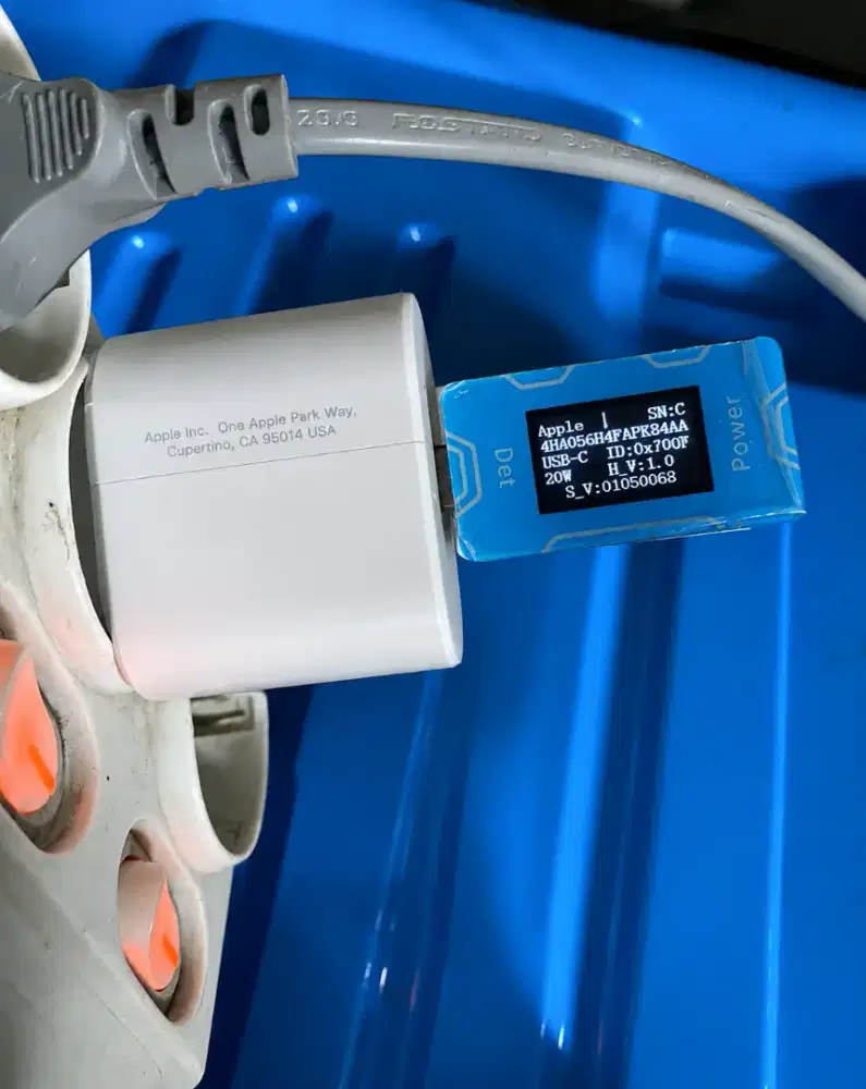 adaptor iphone 20wat original second ibox