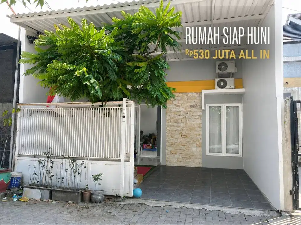 RUMAH SIAP HUNI Rp530 JUTA ALL IN | 2 KT | 2 AC | SHM