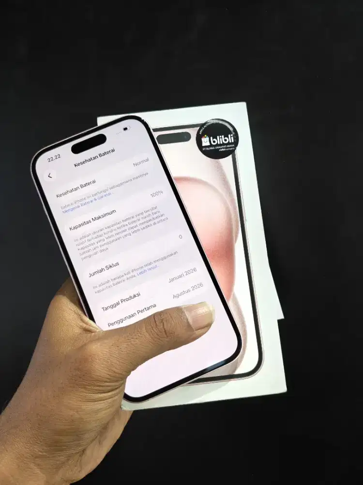 iPhone 15 128gb iBox open box only