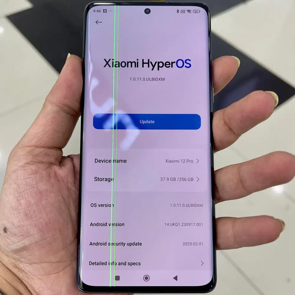 Xiaomi 12 pro ram 12 / 256 resmi fullset original minus lcd