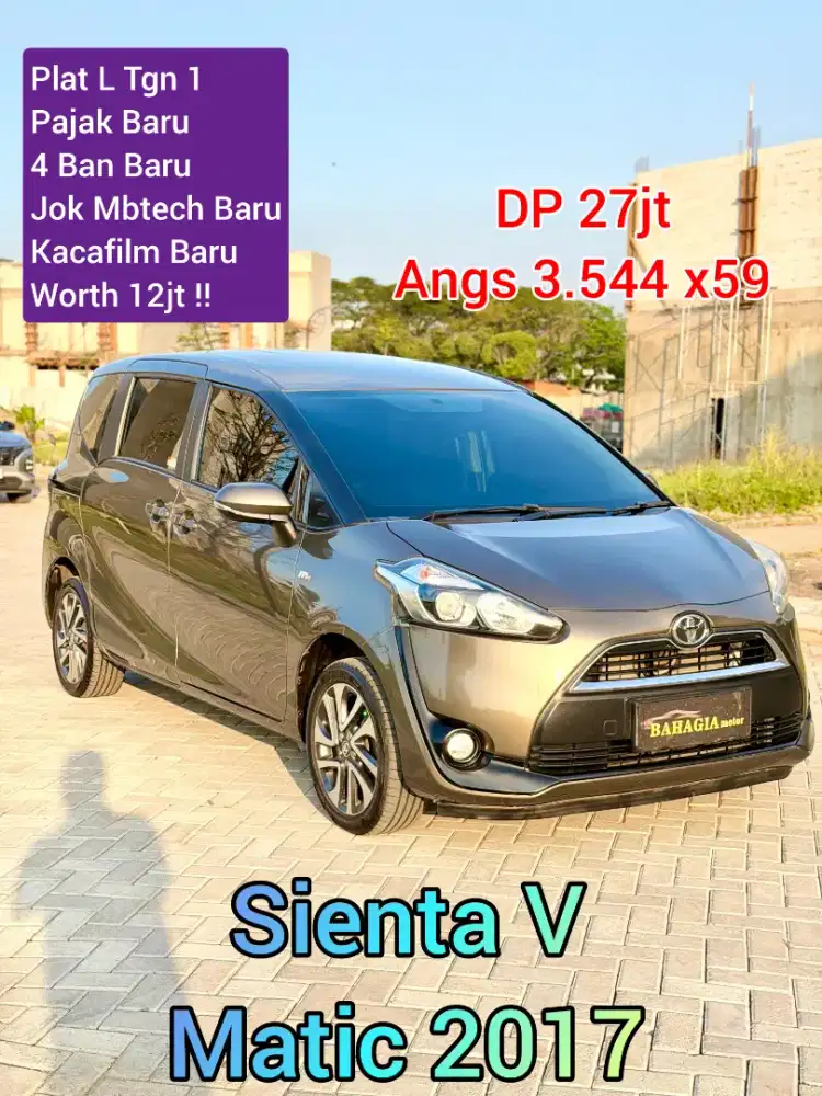 (Low KM) Sienta V 2017 AT Matic CVT Q 2016 Veloz Avanza Freed 2015