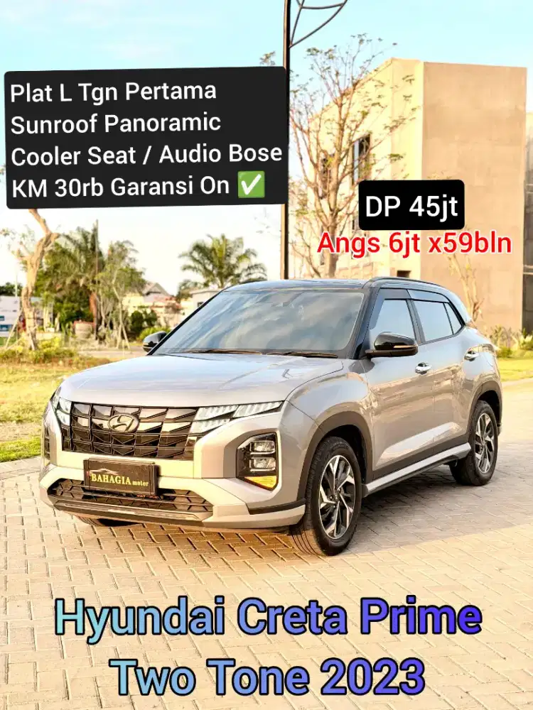 (KM 30k) Hyundai Creta Prime Two Tone 2023 IVT Matic CVT 2022 HRV SE