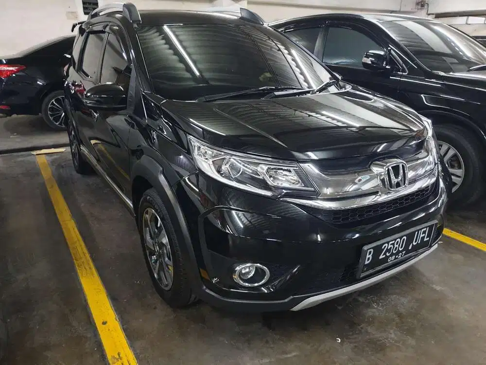 Honda BRV E A/T 2017 Hitam Pajak Panjang Tangan 1 Mulus Bagus Sekali