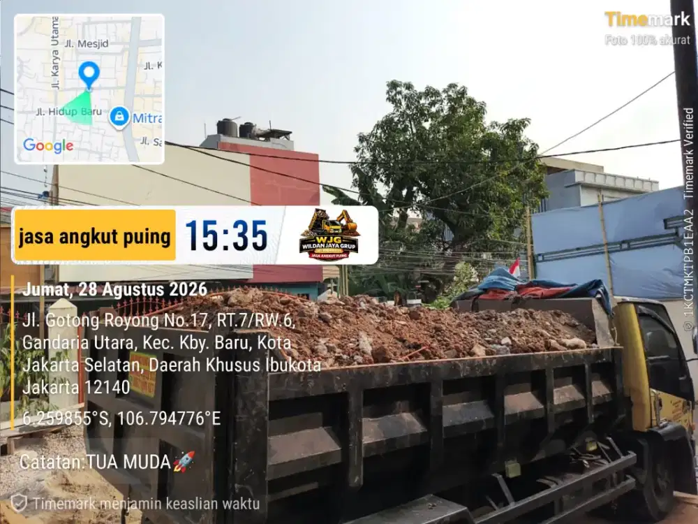 Jasa urugan puing tanah dan buang puing proyek
