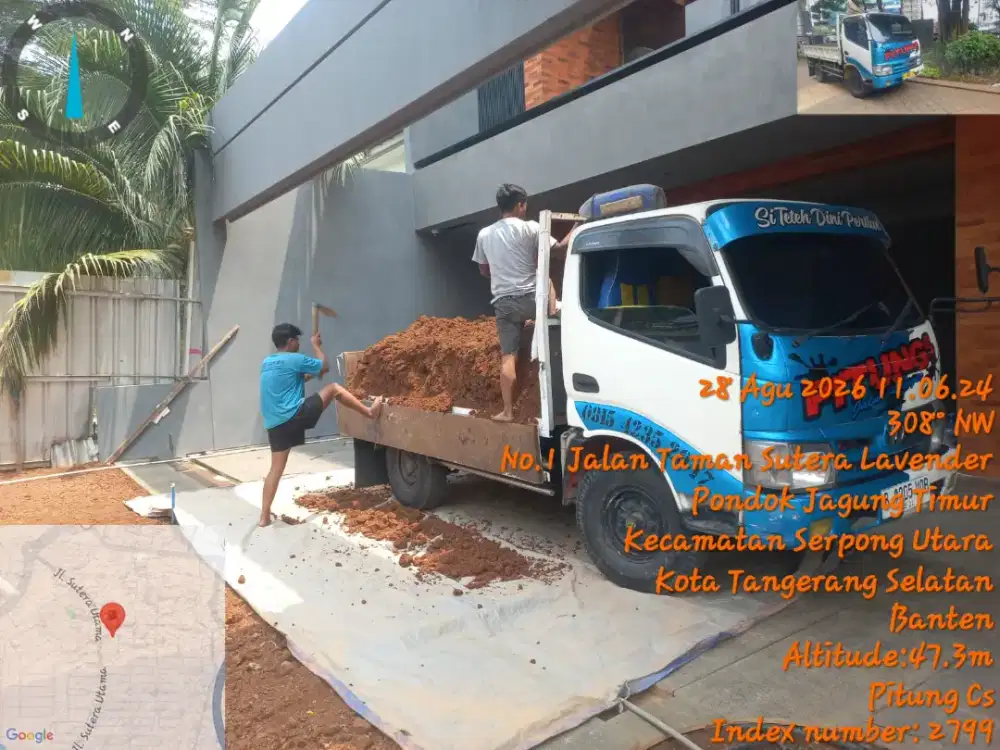 Jasa buang puing tanah dan urugan
