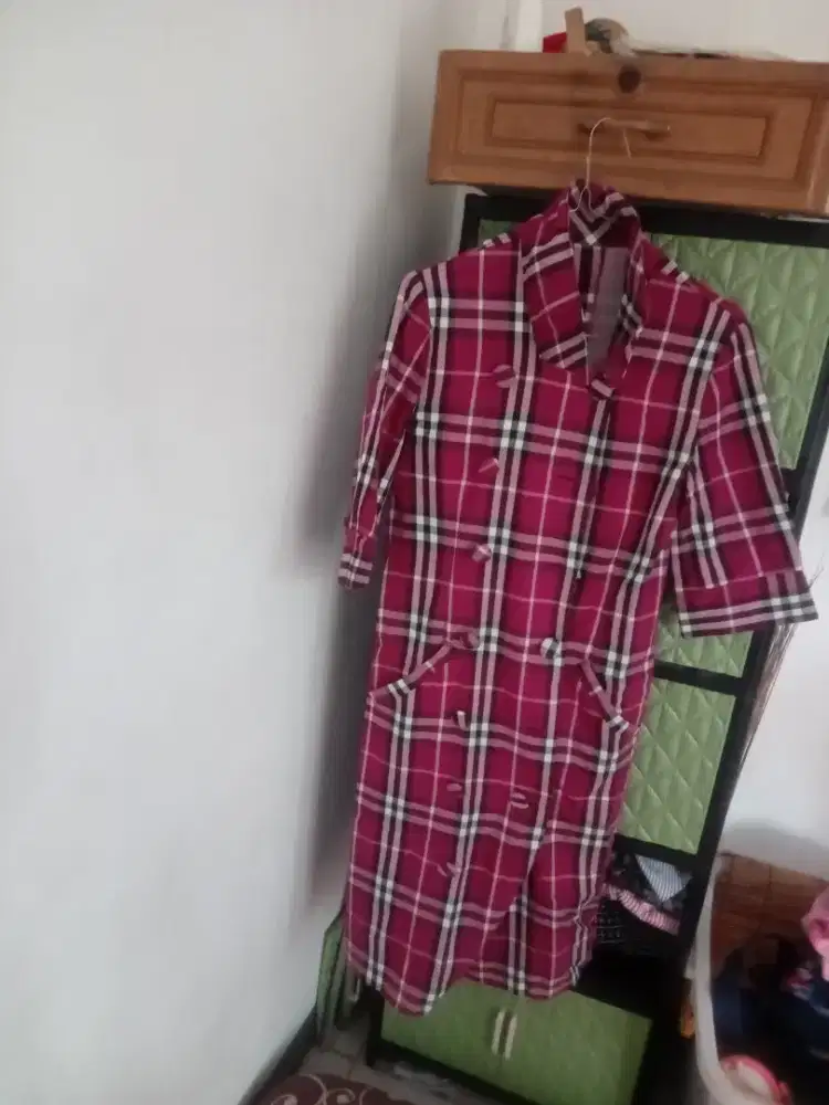 Dress wanita kotak