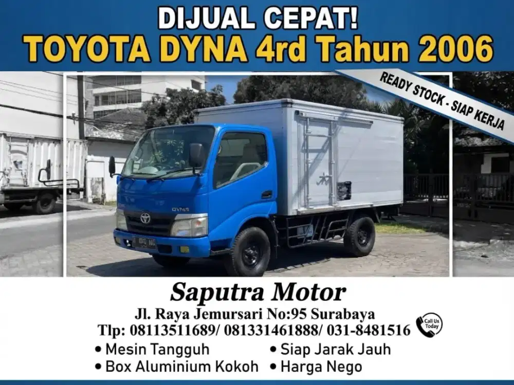 Truk Toyota Dyna Th2006 Box Antik