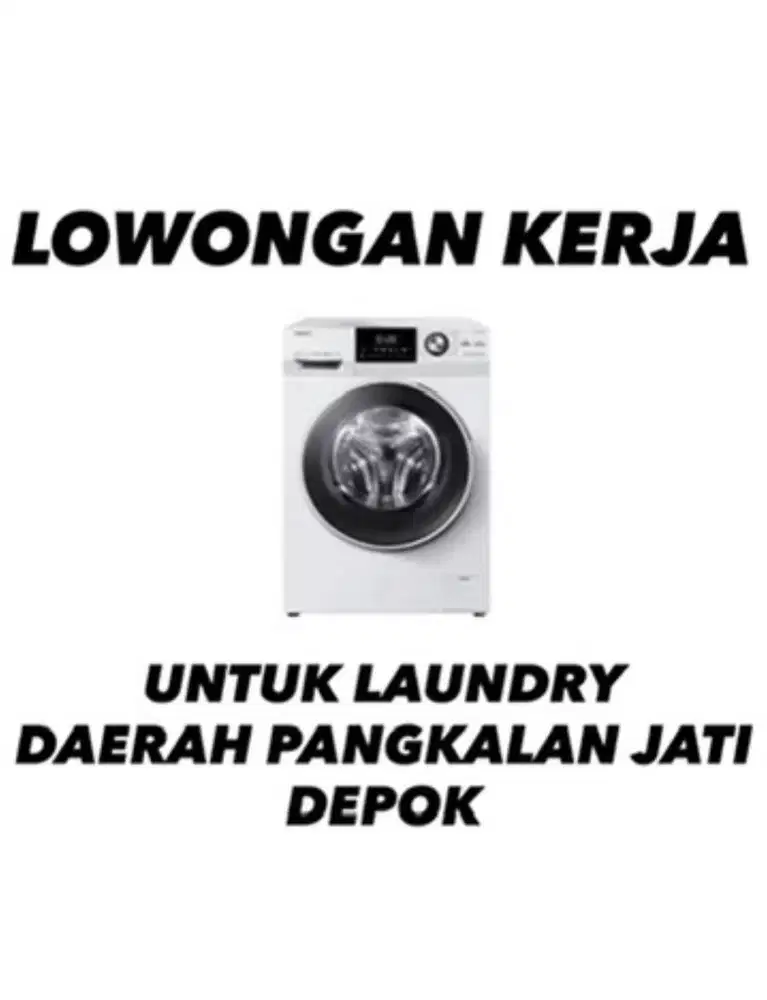 Lowongan Kerja Laundry untuk wanita ibnu armah gandul pangkalan jati