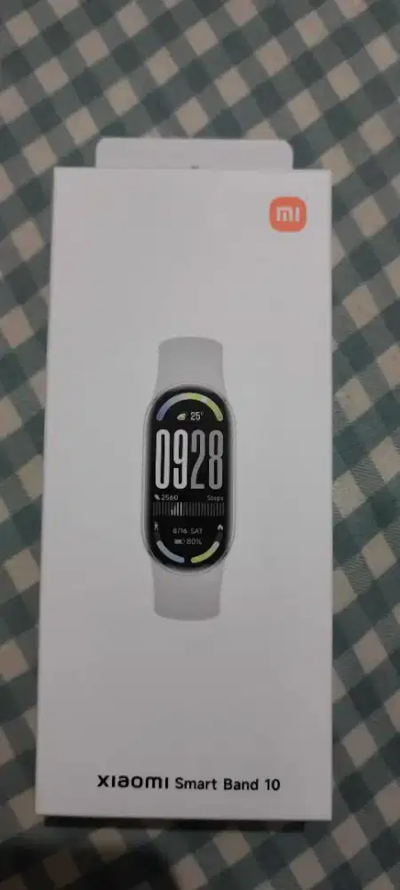 Xiaomi band 10 warna glacier silver
