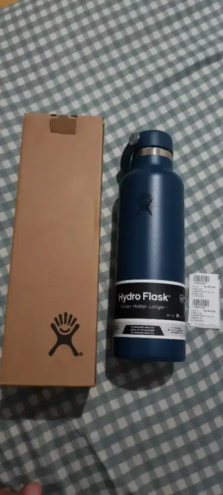 Hydro Flask asli 621 ml warna navy