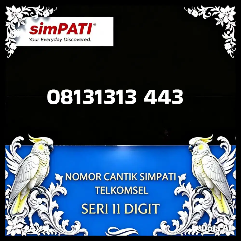 Nomor cantik simpati Telkomsel super