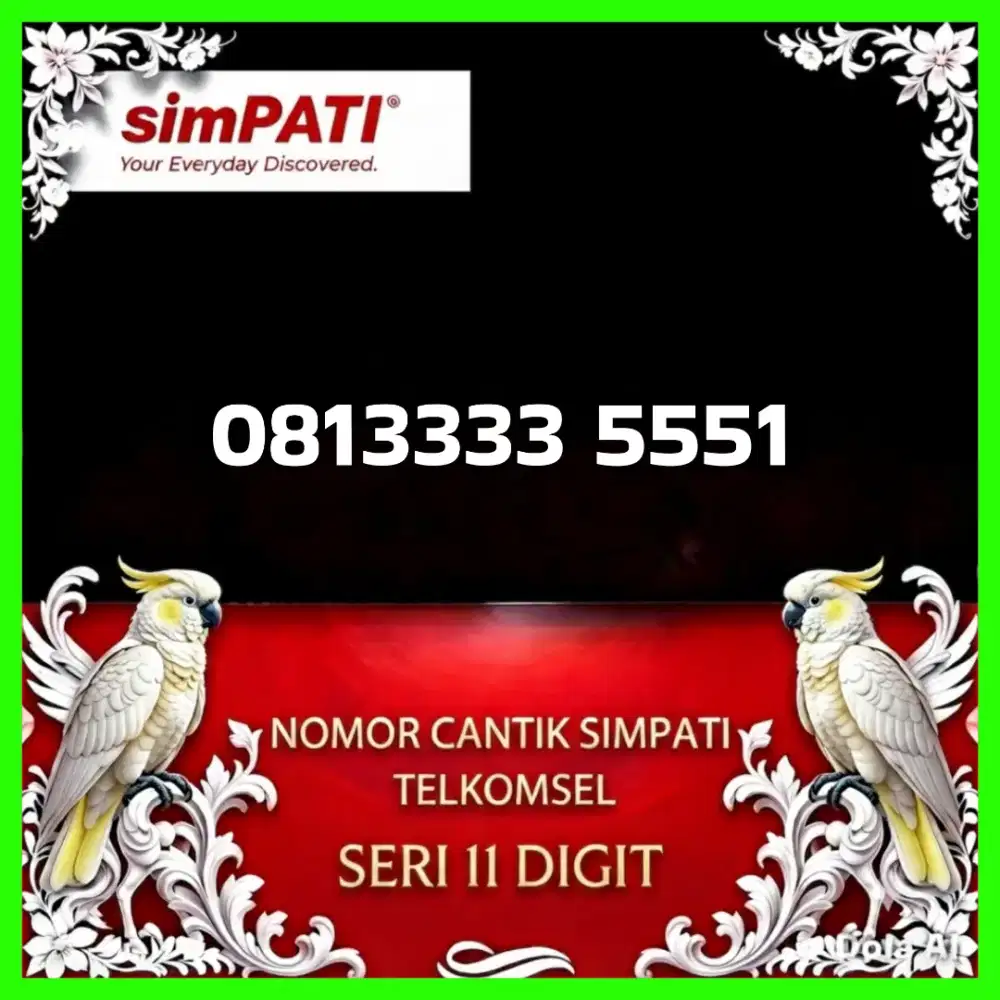 Nomor cantik simpati Telkomsel super