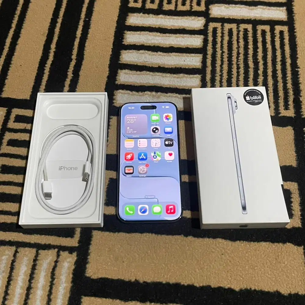 iPhone Air 256gb iBox GDN SA/A Aktif Sky Blue Fullset Original