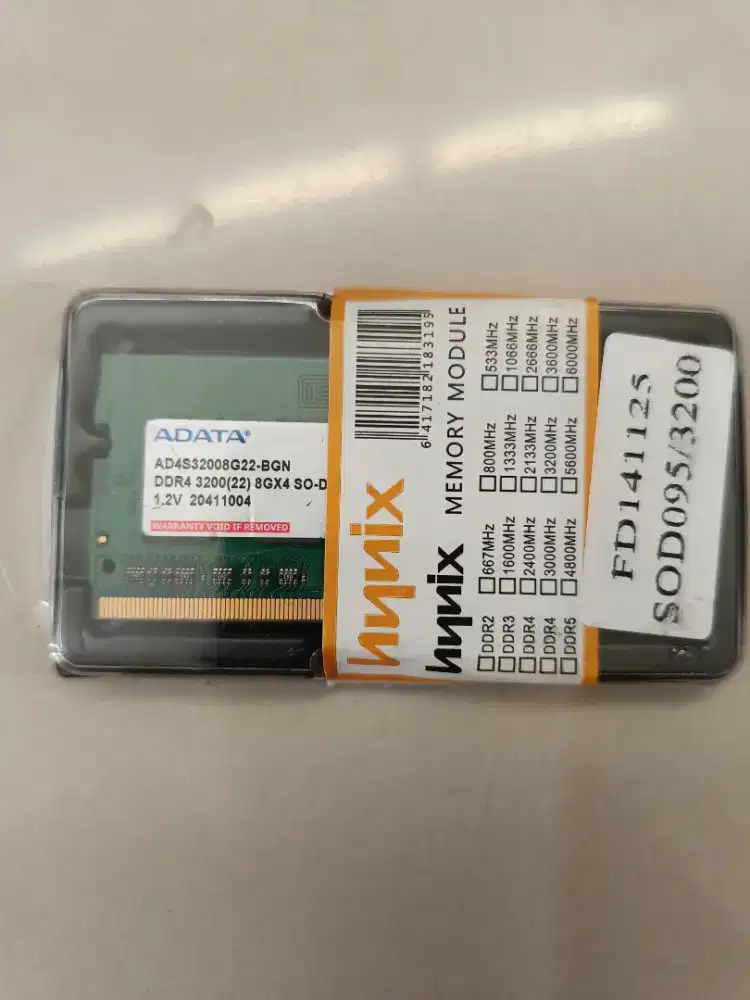RAM DDR4 8 GB 3200