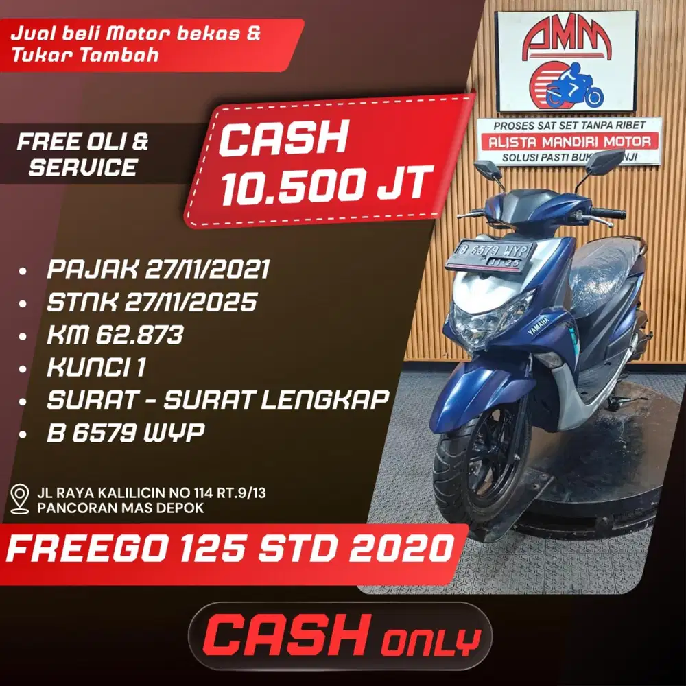 FREEGI 125 STD 2020 CASH ONLY ALISTA