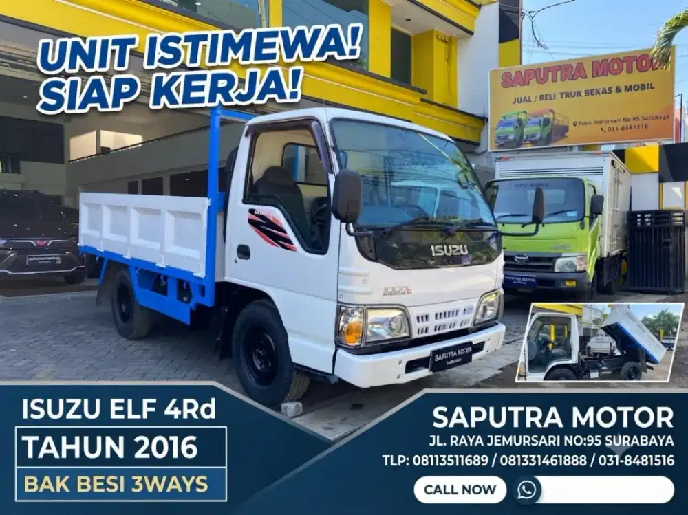Truk ELF 4rd Th2016 Bak Besi 3Ways