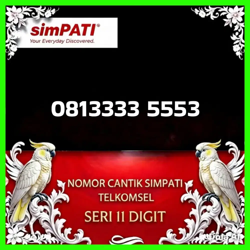Nomor cantik simpati Telkomsel super