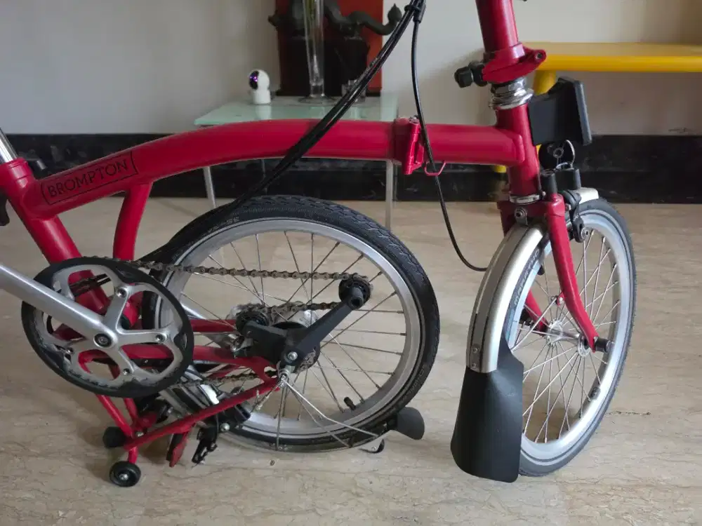 Brompton M6L Red Kondisi Perfect