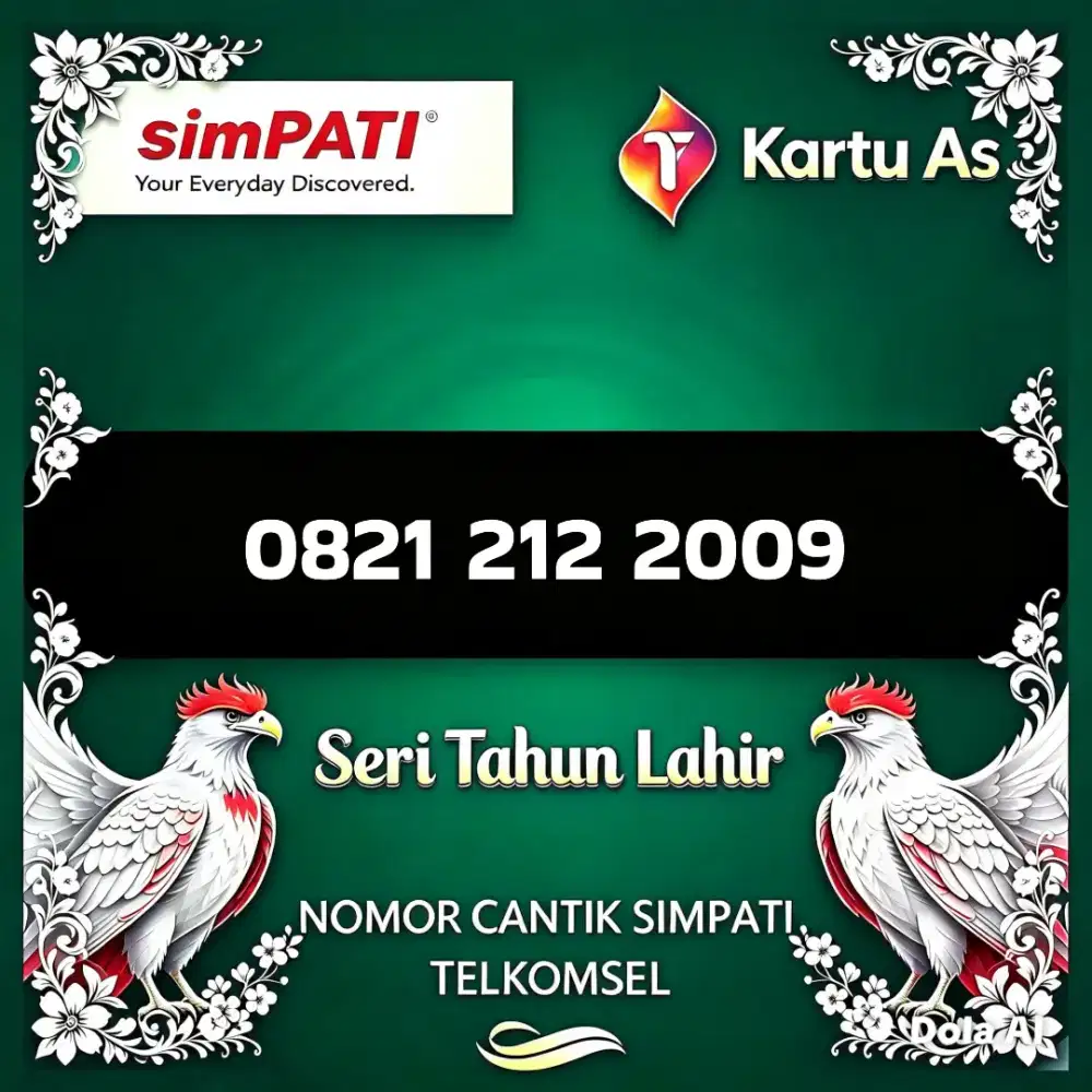 Nomor cantik simpati Telkomsel super