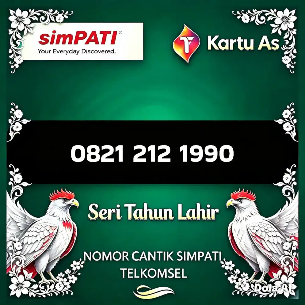 Nomor cantik simpati Telkomsel super