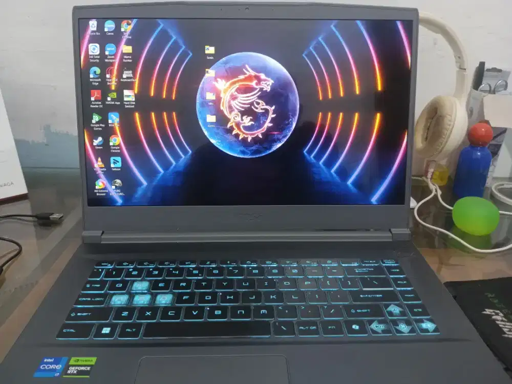 MSI Thin 15 B12UC - Intel i7 Gen 12 / RTX 3050 / RAM 64GB / SSD 1TB