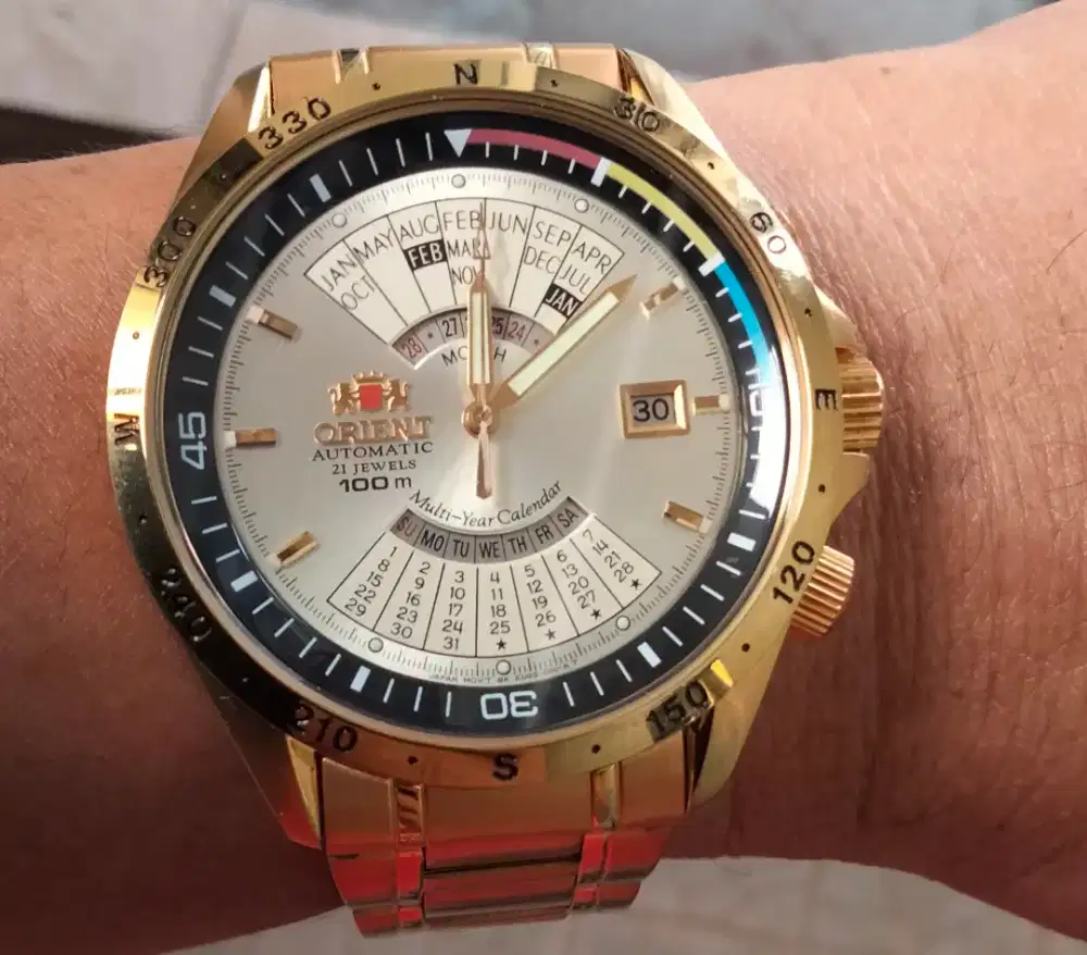 Orient multiyear automatic 21 jewels fullset