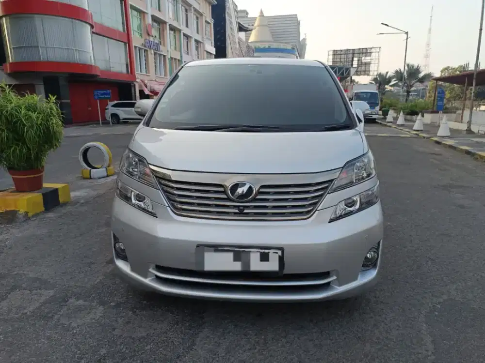 Toyota Vellfire V Premium Sound AT 2011 km rendah full service record
