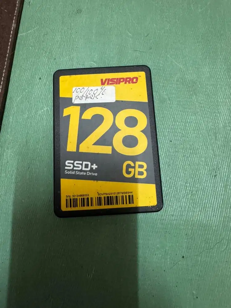 ssd visipro 128gb kondisi normal sentinel 100/100 perfek.