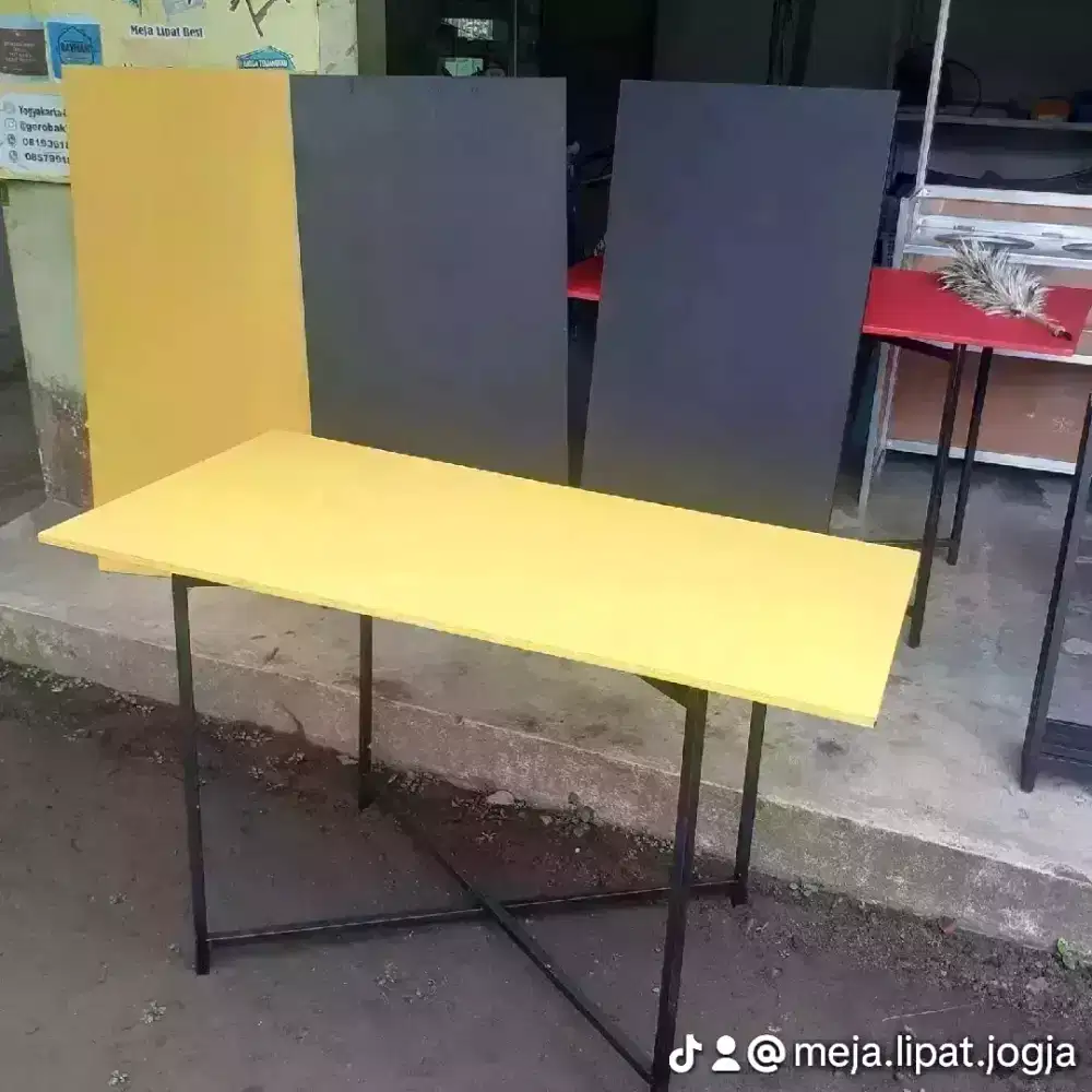 Meja lipat lipat / neja warung
