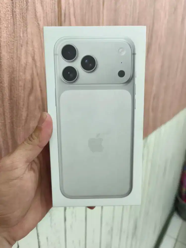 iPhone 17 Pro Max 256GB Silver New Resmi iBox